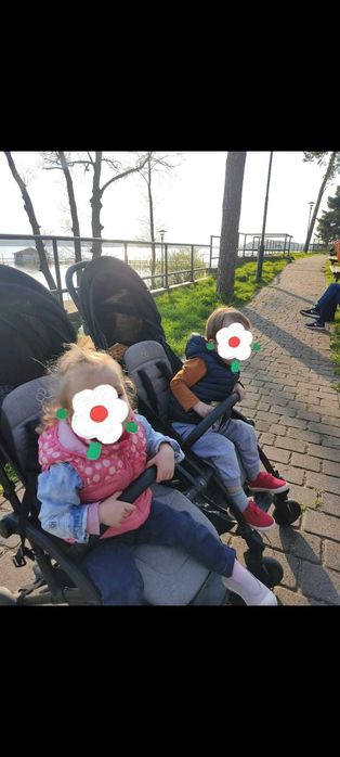 BUMPRIDER CONNECT spacerówka wózek bliźniaczy rozdzielany