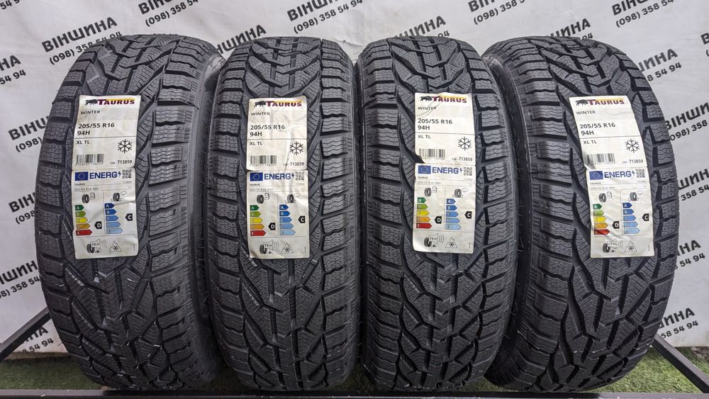 Шини 205/55 R 16 TAURUS Winter XL. Зима. Нові колеса склад.