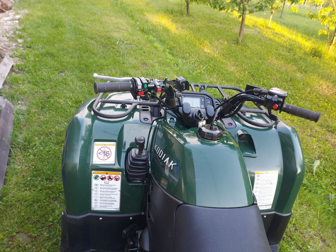 Yamaha Grizzly/Kodiak 450 4x4/Doposażony/Jak nówka salon