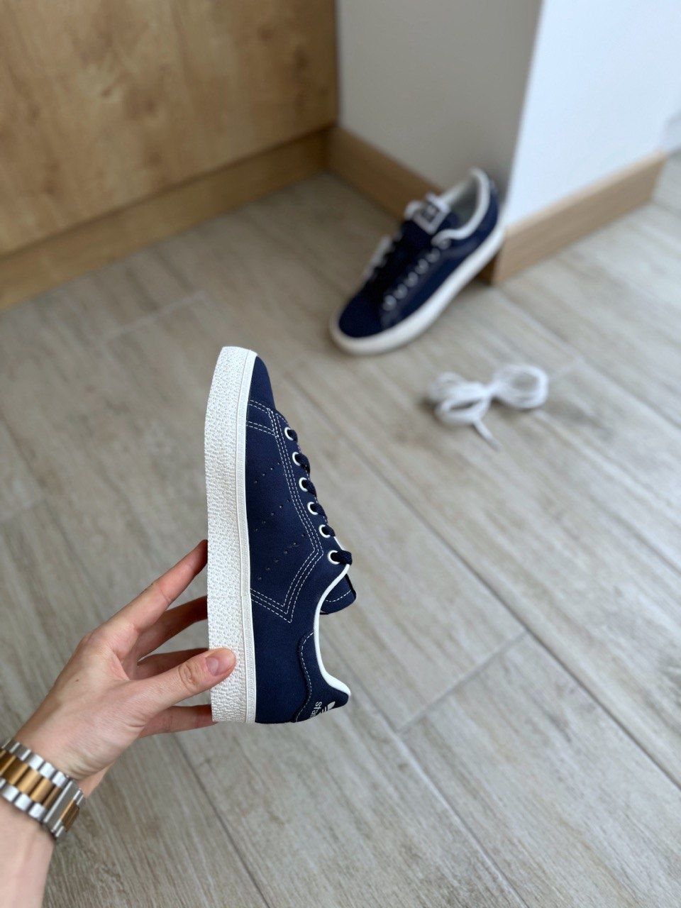 США! Жіночі кросівки Adidas Stan Smith CS IE6918 Оригінал Замш 37-38.5