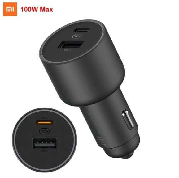 Автомобільний зарядний пристрій Xiaomi Mi Car Charger 100W (CC07ZM)