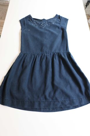 Granatowa sukienka Reserved 140. 9-10 lat