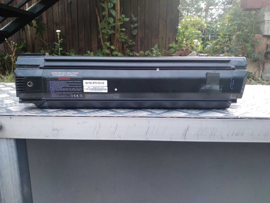 Rama, silnik, bateria i dodatki. Do złożenia roweru niewiele brakuje