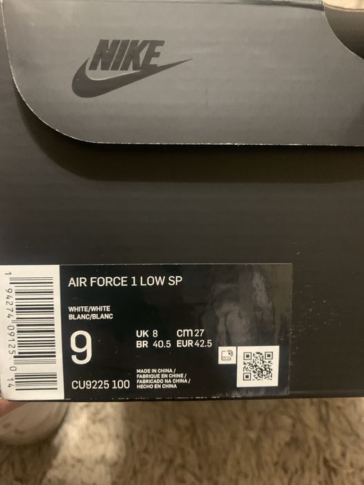 Nike Air Force Supreme 42.5 Оригинал