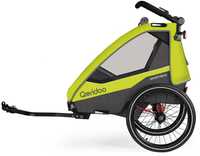 Przyczepka Rowerowa Qeridoo Sportrex2 Lime green, Model 2023