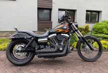 Harley-Davidson Dyna Wide Glide Harley-Davidson model Wild Glide r. 2016 RAKIETA