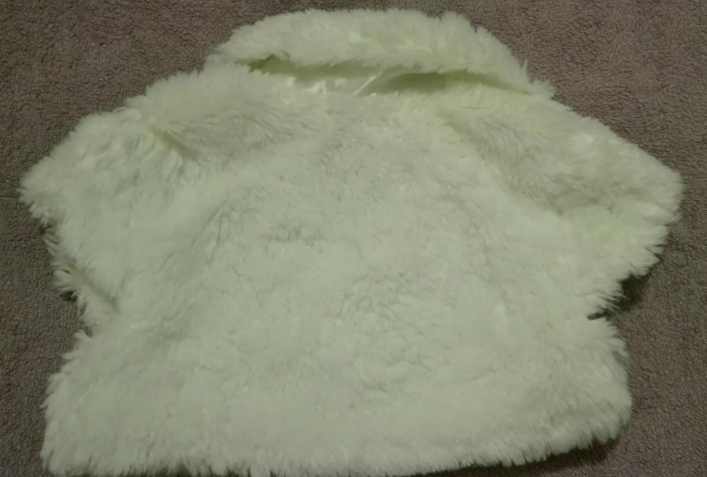 Bolerko futerko kamizelka F&F 3 lata roz. 98