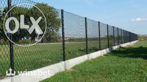 Kompletny materiał na ogrodzenie 47zł (siatka słupki płyta)