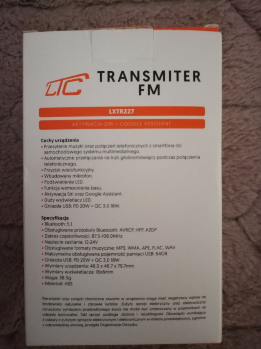 Transmiter FM LXTR227