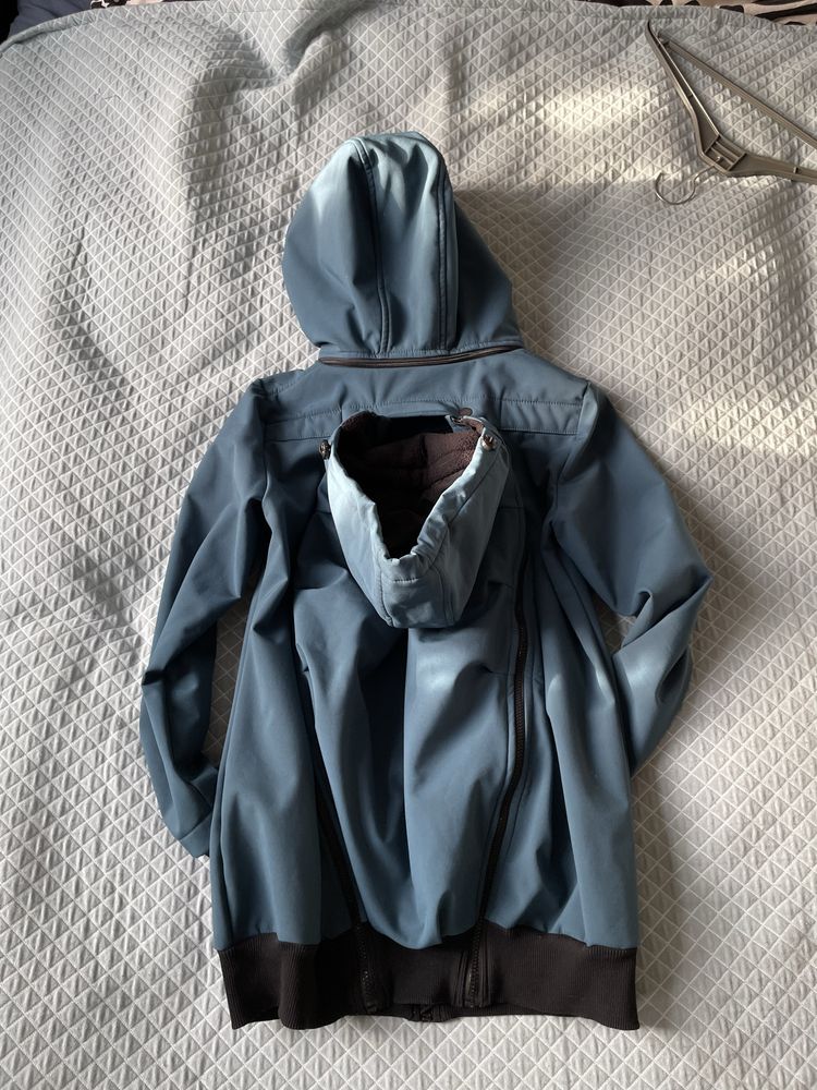 Kurtka softshell 3w1 S dla mamy i dziecka do noszenia dziecka ciążowa