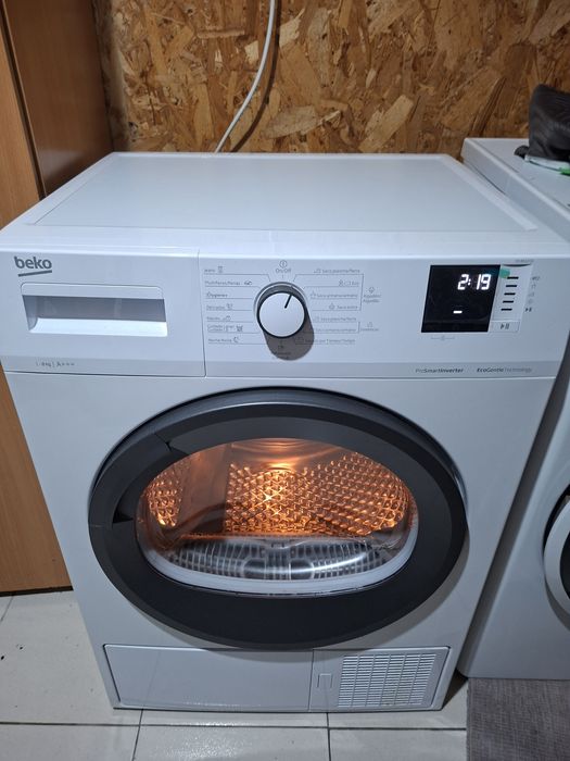 Máquina de Secar Roupa Beko DS8512CX Bomba de Calor - Para Reparar