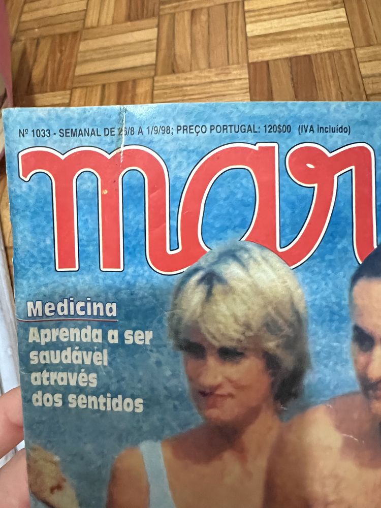 Revista antiga princesa diana 1998