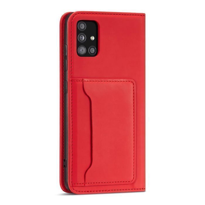 Etui Magnet Card Case Xiaomi Redmi Note 11 Pro, Czerwony