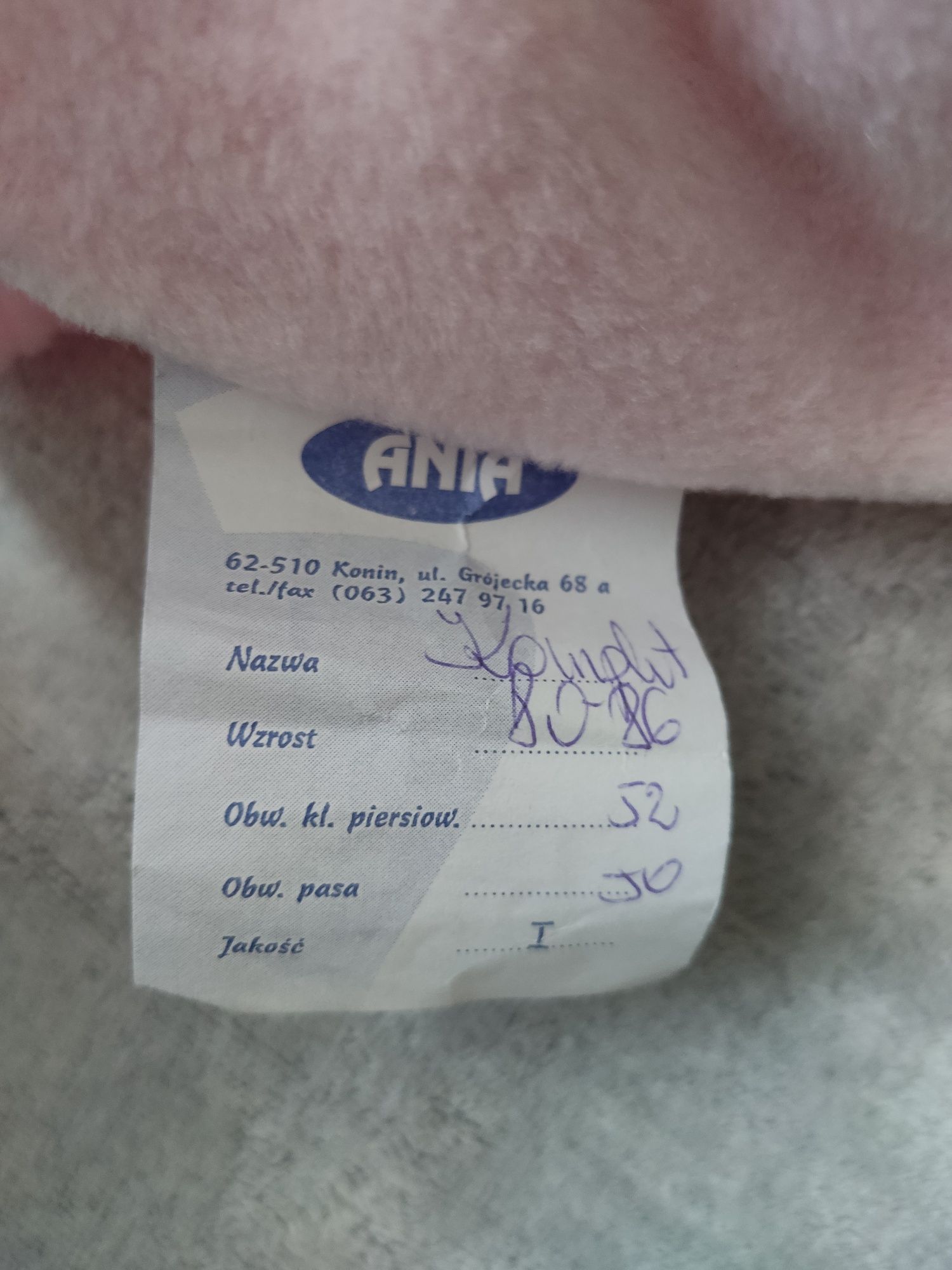 Sweterek bluza dla dziewczynki 80 86
