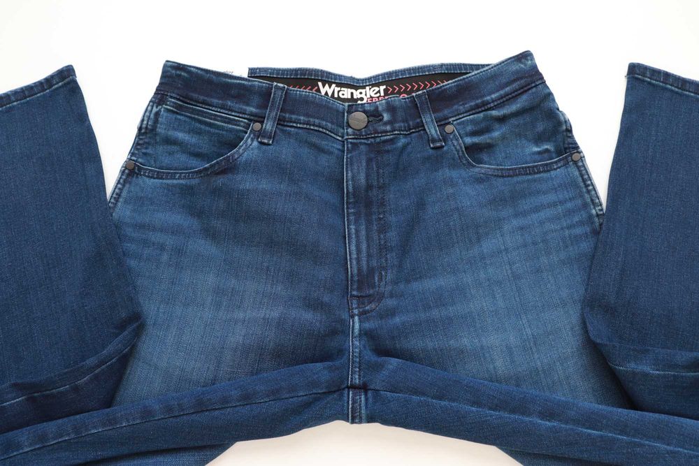 WRANGLER RIVER 881 W33 L34 męskie spodnie jeansy true tapered nowe