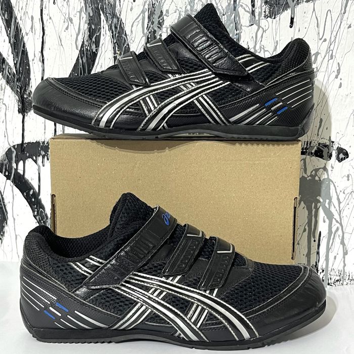 Велокросівки asics, оригінал, вінтаж на липучках, унісекс, закриті