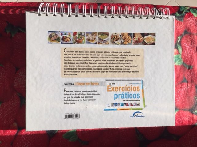 Livro "Receitas saudáveis para viver melhor"