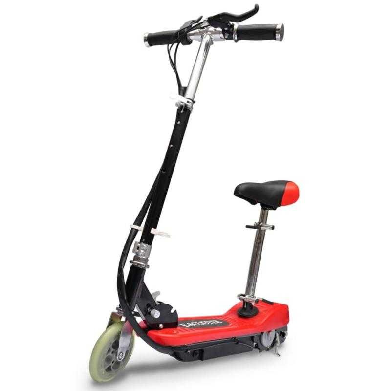 Trotinete/scooter elétrica com assento 120 W vermelho