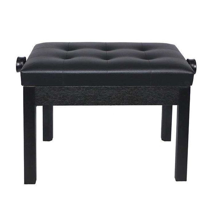 Ława do pianina / fortepianu BA-212-BK - czarna, regulowana