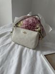Сумка Coach Nolita Shoulder Bag In Signature Canvas біла