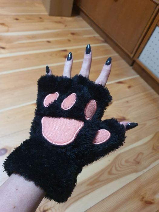 Рукавиці лапки котика / котячі лапки
