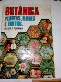 cadernetas botânica de 1977 e caderneta moedas do mundo