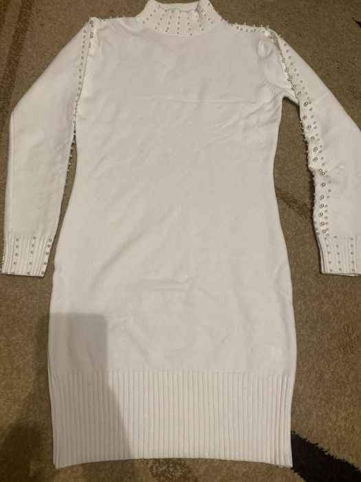 Жіноча тепла туніка-сукня S