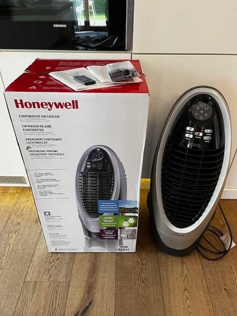 Klimator Honeywell CS10XE 100 W z jonizatorem i pilotem, idealny stan!