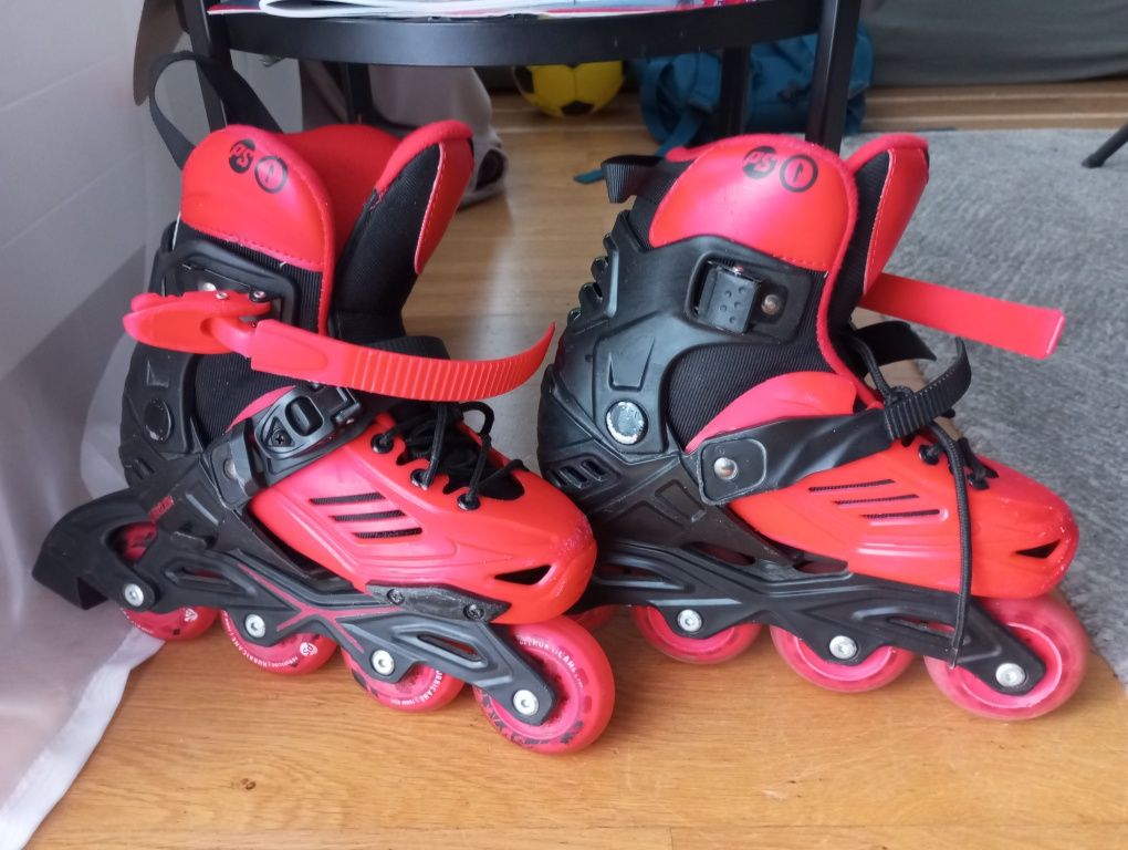 Rolki Powerslide Khaan JR LTD Red  rozmiar 31-34