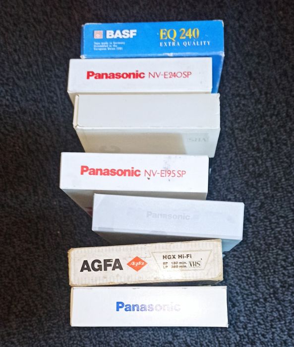 Kasety VHS zestaw