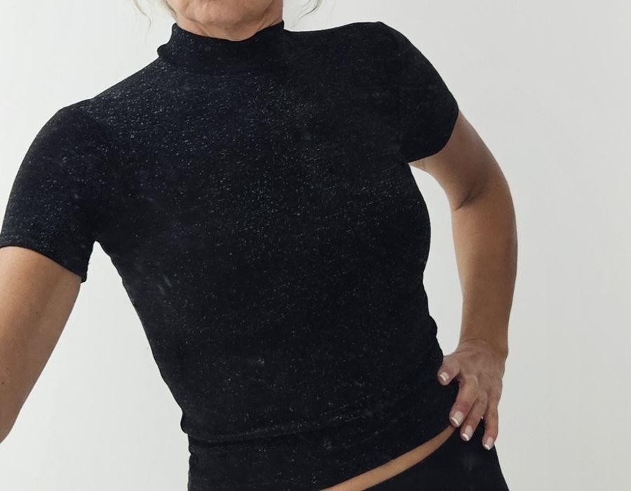 Czarny Golf rozmiar M