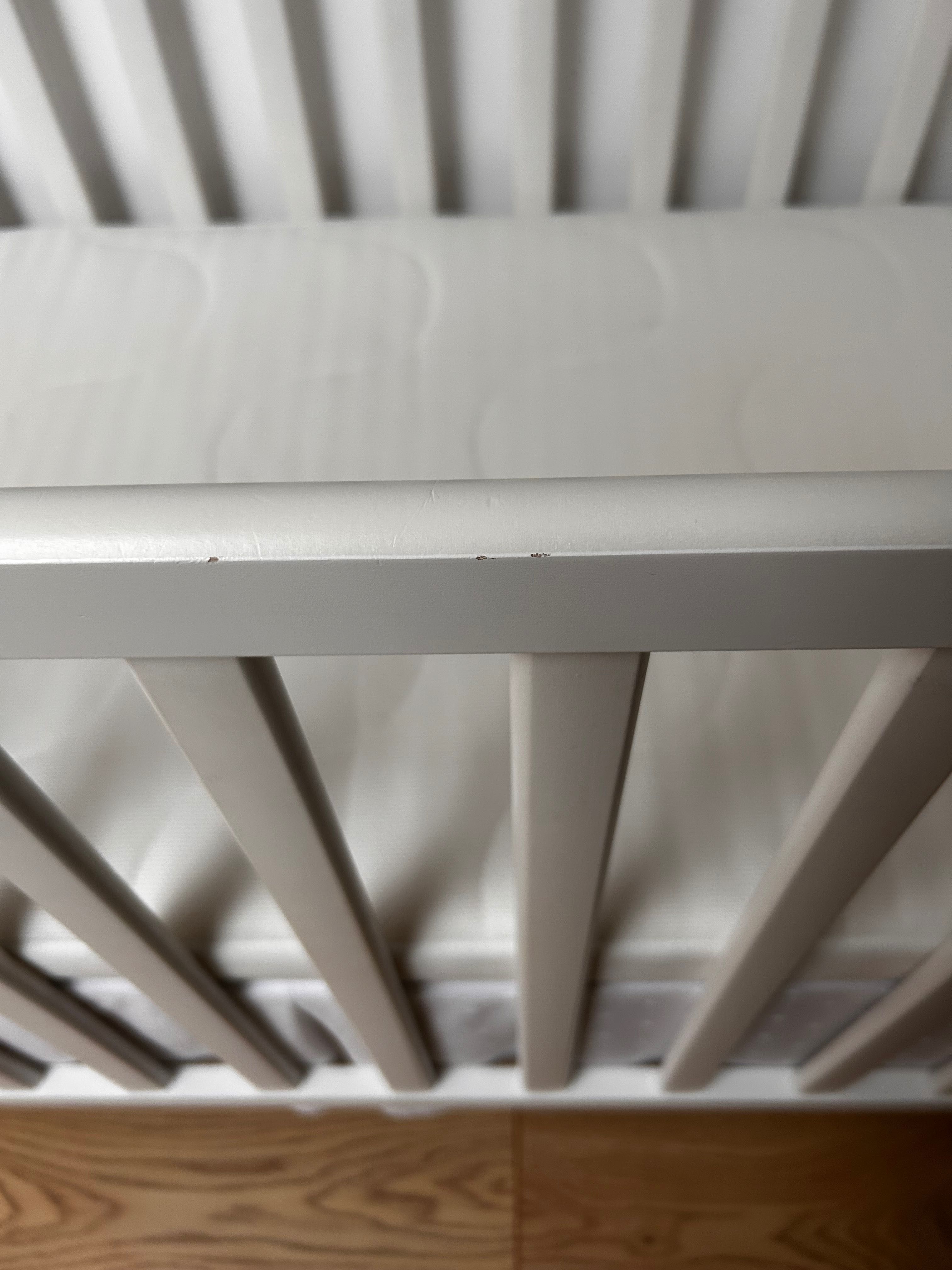 Łóżeczko dziecięce Ikea SUNDVIK z materacem