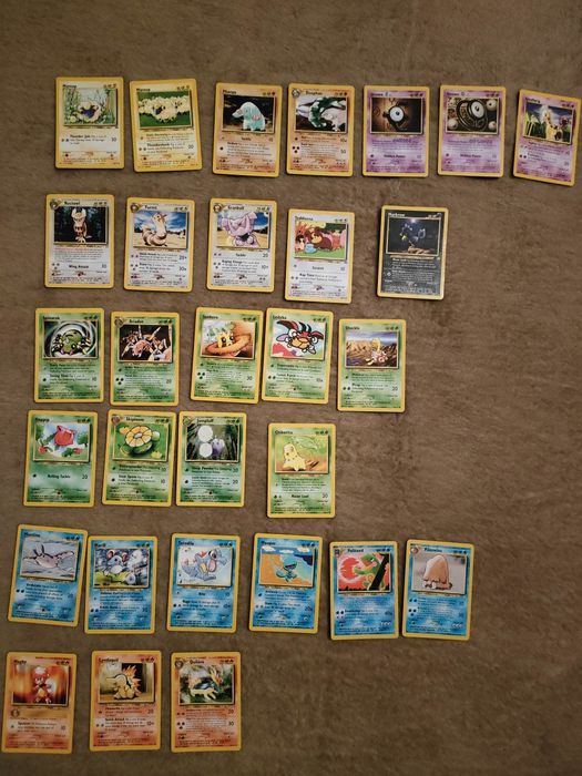 Cartas Pokémon 1ª coleção
