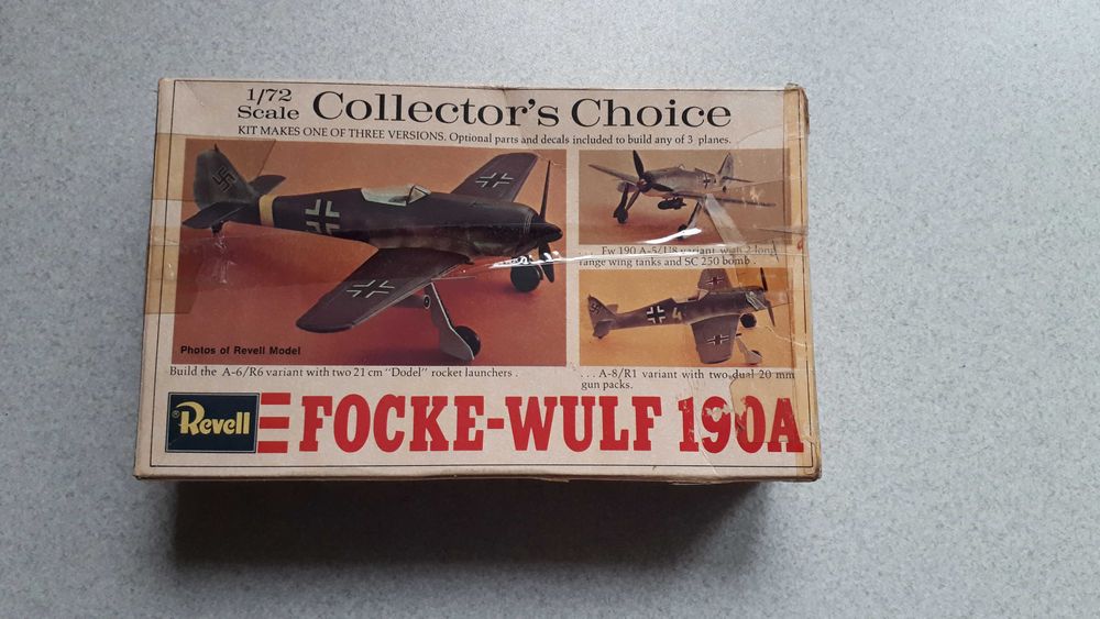 model samolotu Focke - Wulf 190A - 1:72 Rewell