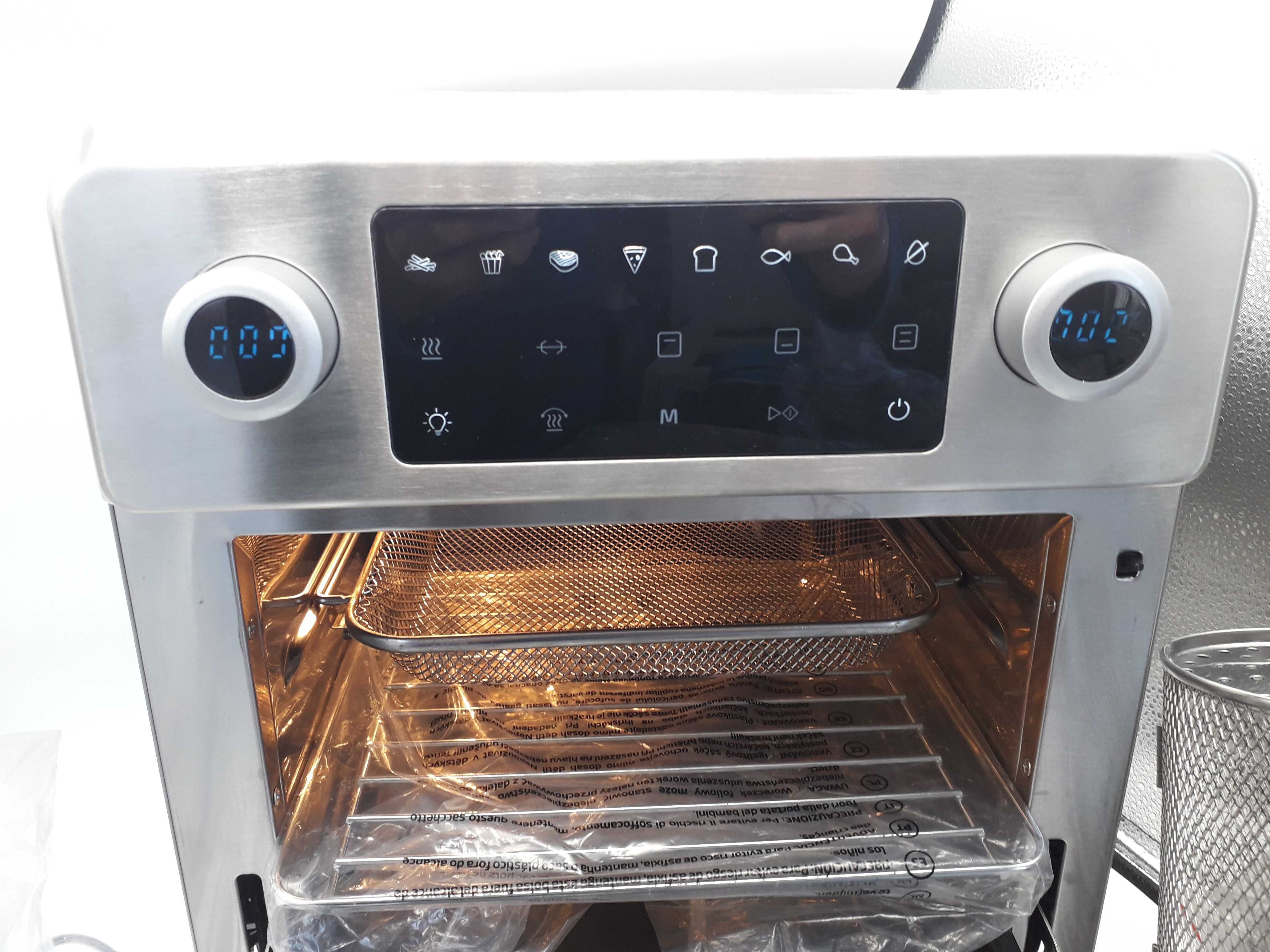 Mini Forno Cecotec Bake&Fry 1400 Touch Steel - 14L 1700W