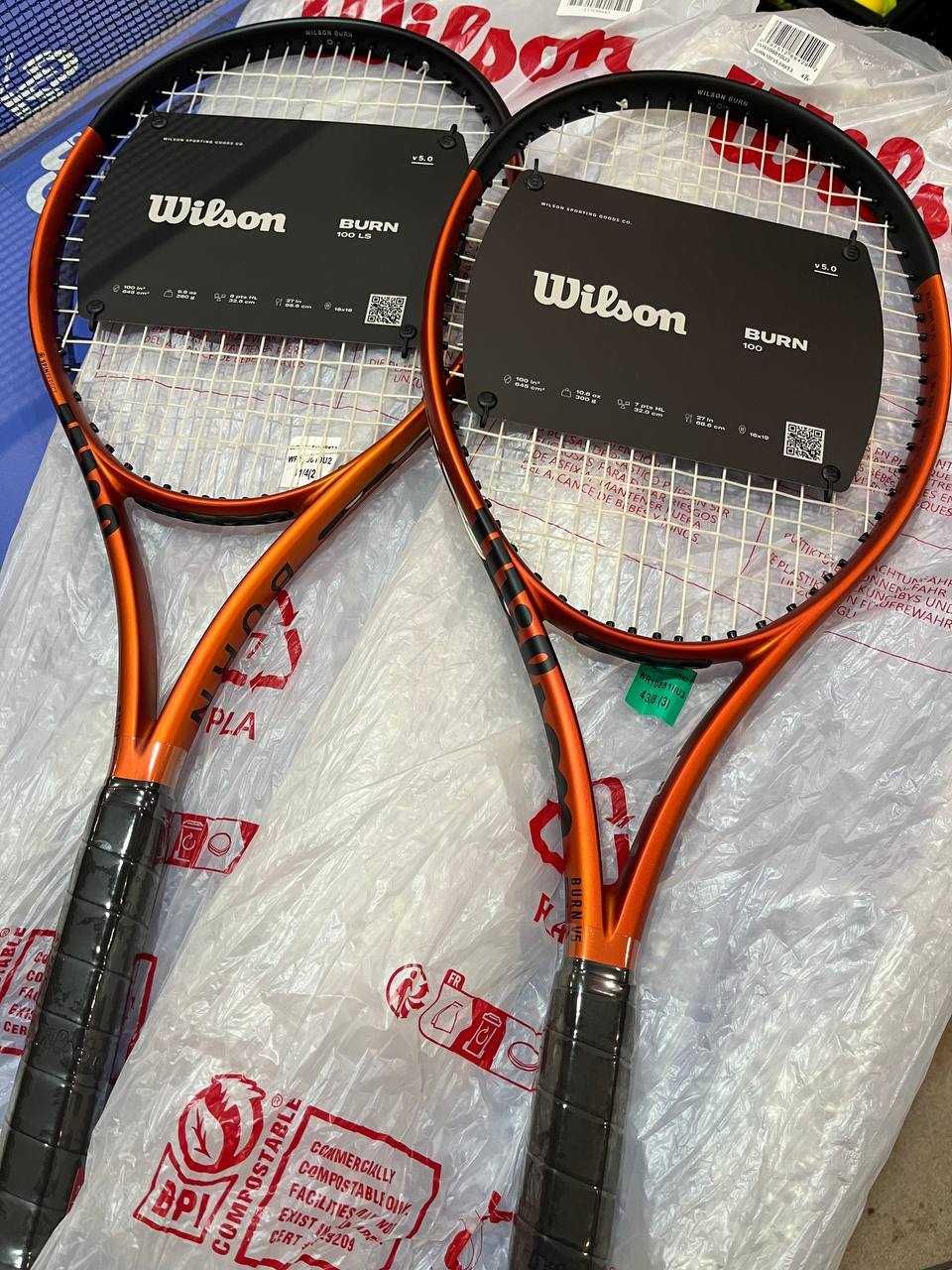 Тенісна ракетка Wilson Burn v5.0 (300/280 gr.)