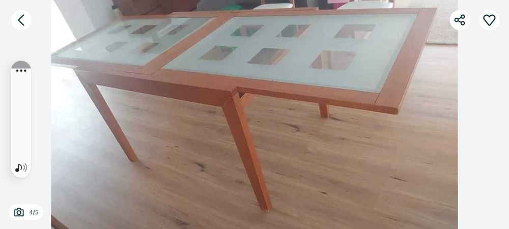 Mesa de jantar e 6 cadeiras