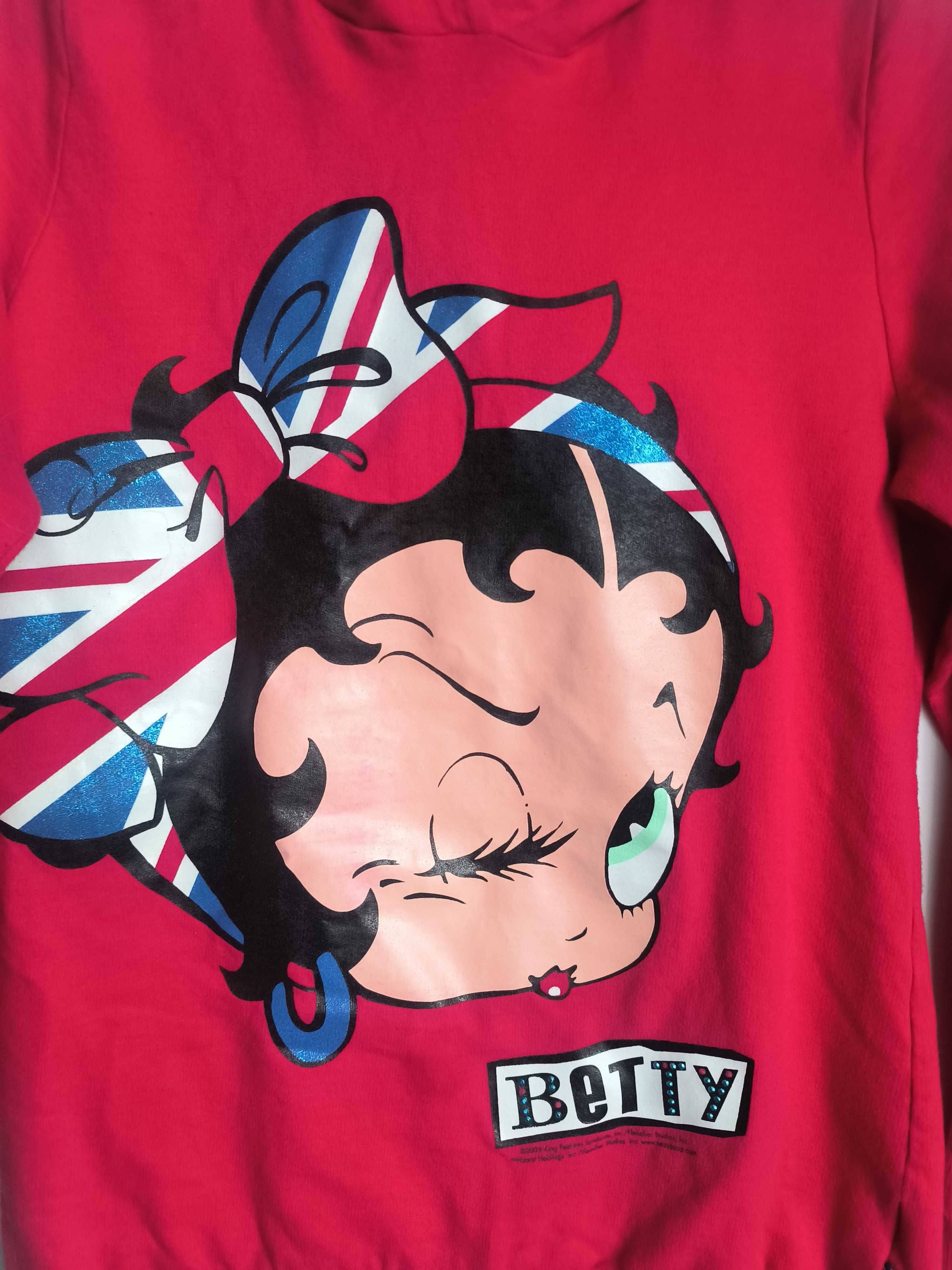 Bluza z kapturem vintage Betty Boop S