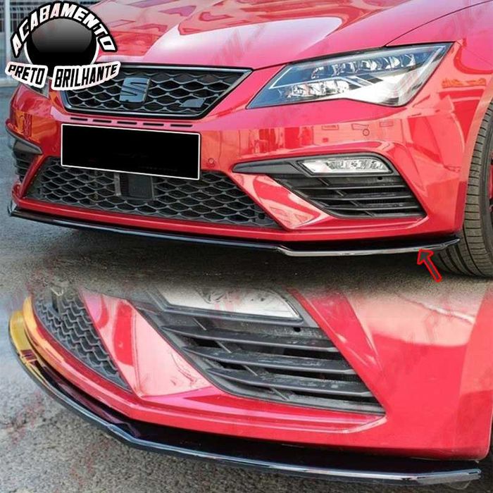 [PORTES GRÁTIS]* LIP SPOILER FRONTAL SEAT LEON MK3.5 FACELIFT FR+CUPRA