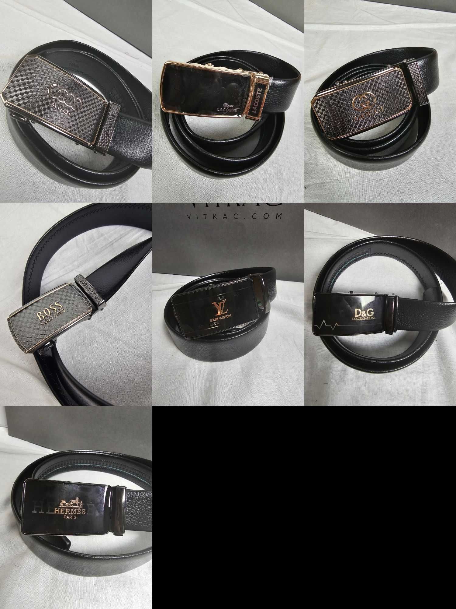 Paski męskie pasek klamra Lacoste Audi Louis Vuitton