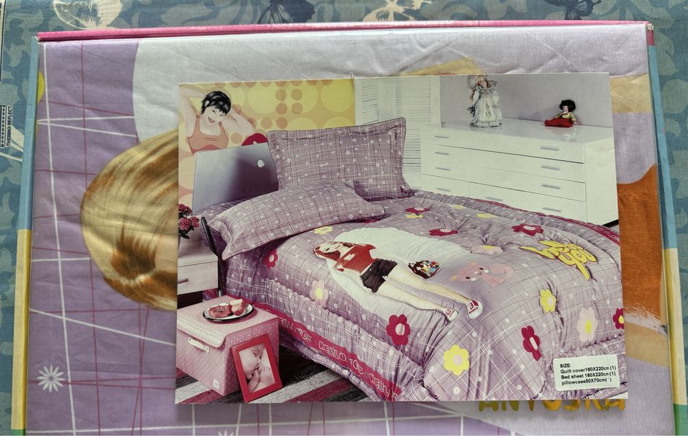 Комплект постільної білизни Барбі