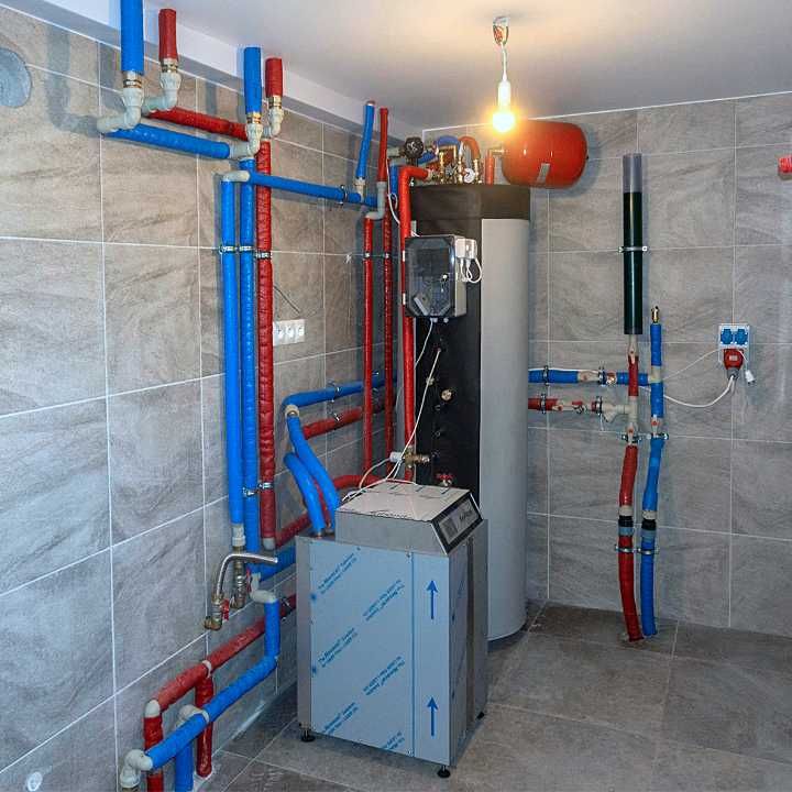 Gruntowa pompa ciepła KONCEPTUS 8,4kW - kompletna instalacja