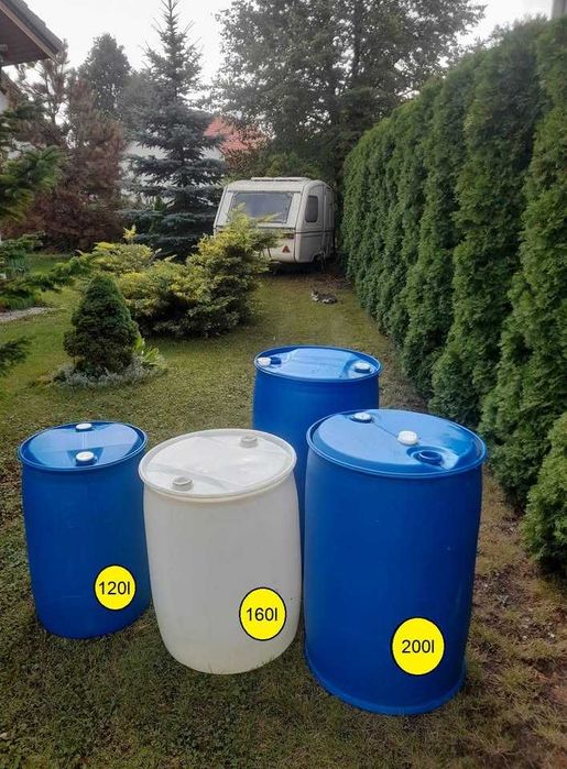 Beczki plastikowe 200l