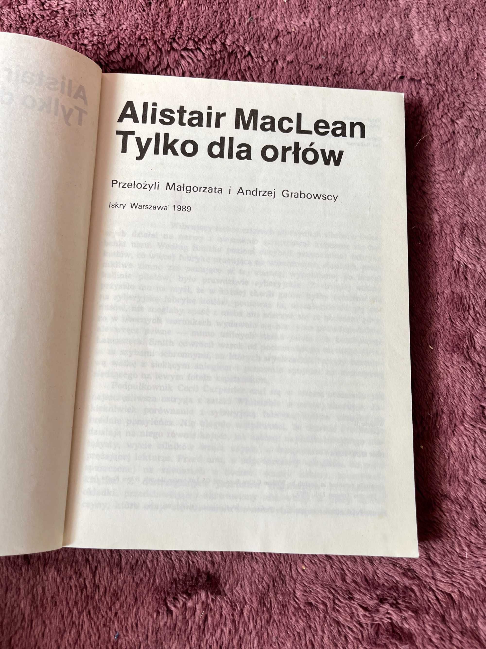 Tylko dla orłów - Alistair MacLean