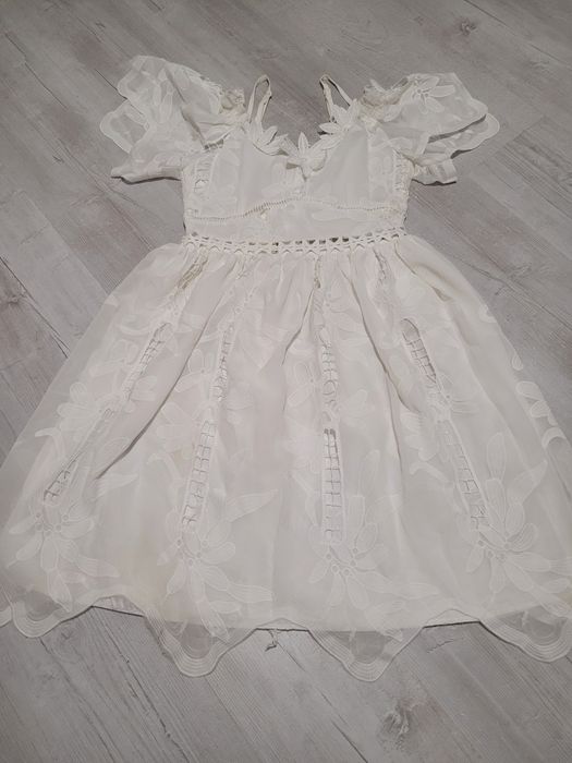 Sukienka boho biała nowa
