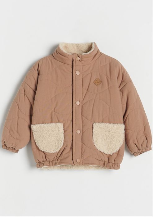Куртка демі бежева дитяча курточка бомбер