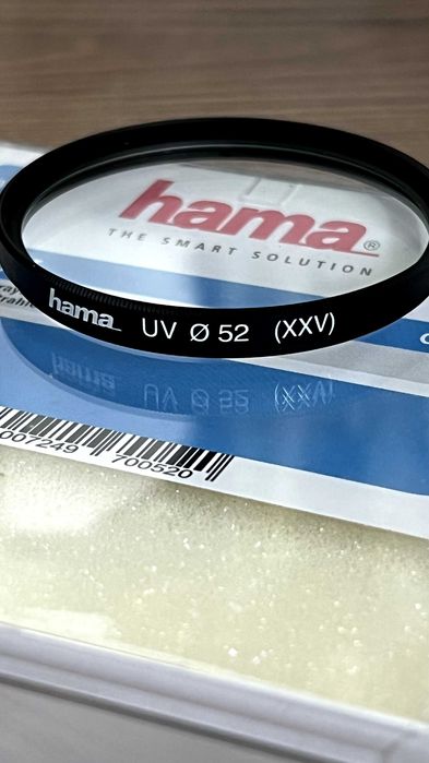 Objectiva Canon 50mm EF/1.8 II + filtro UV Hama 52mm