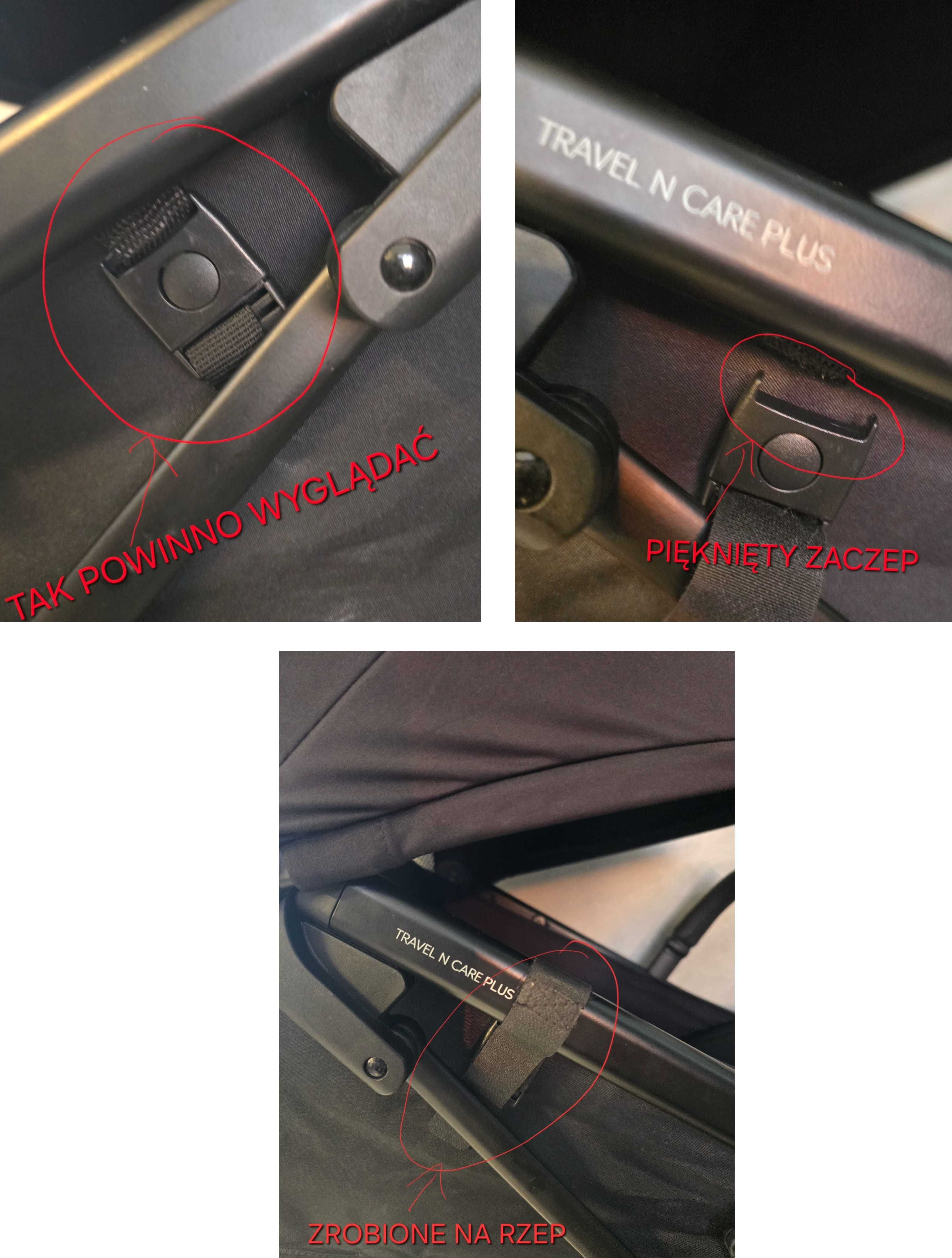 Wózek spacerowy hauck Care Travel N Plus Black
