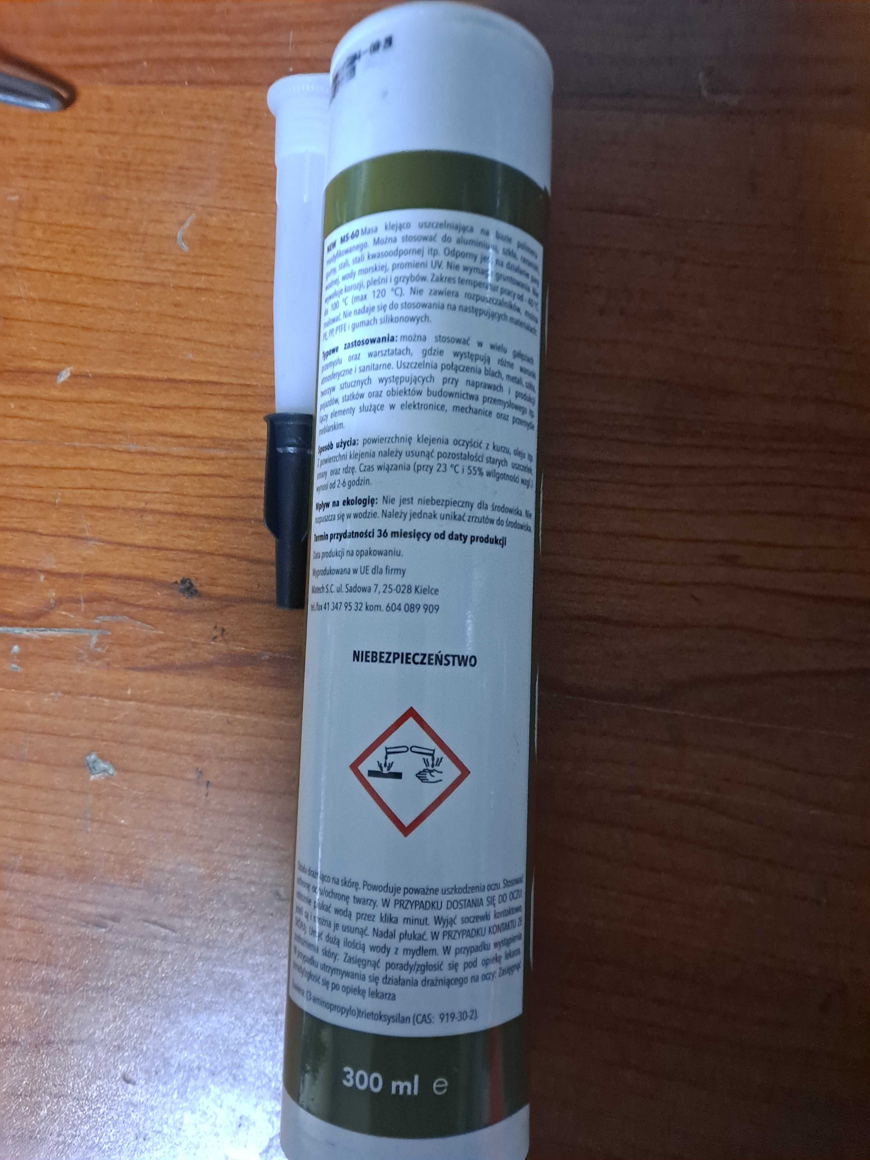 Polimerowa jednoskładnikowa masa klejąco - uszczelniająca NEW MS-60