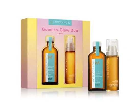 Moroccanoil Good-to-Glow Light Duo Zestaw do Włosów/Ciała 100 ml/50 ml